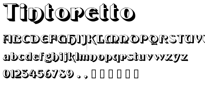 Tintoretto font