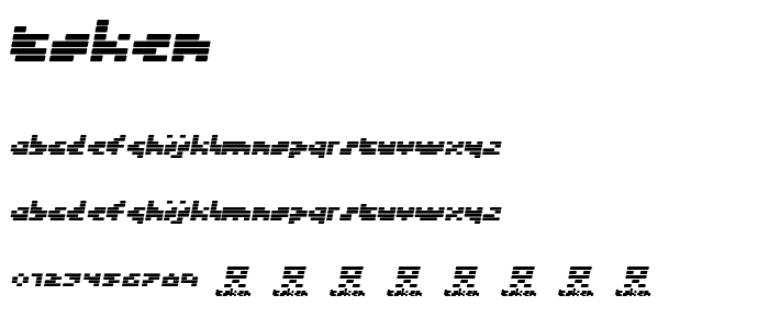 Token font