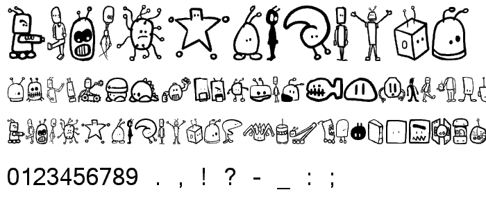 Tombots font