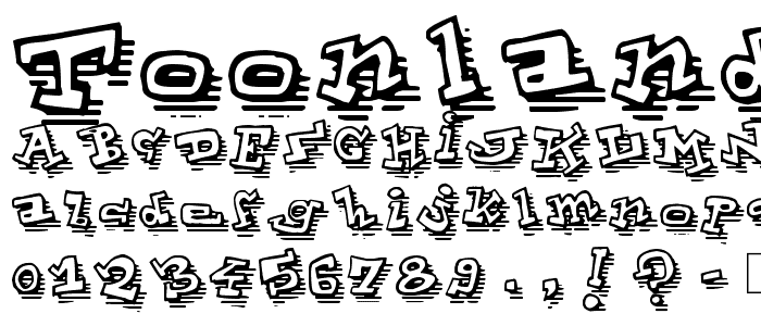 ToonLandShad font