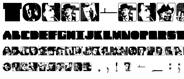 Tough Guys font