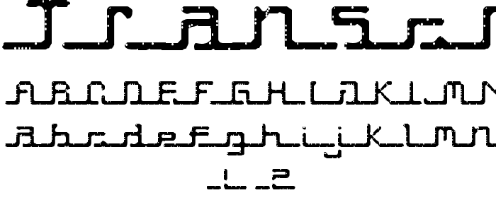 Transcript font