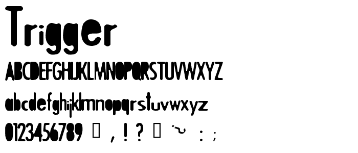 Trigger font