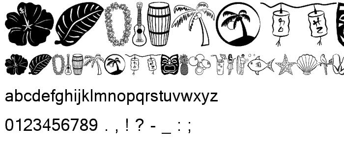 Tropicana BV font