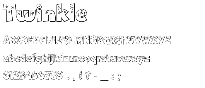 Twinkle font