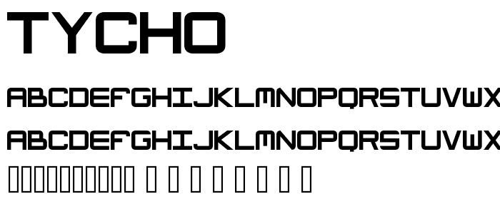 Tycho font