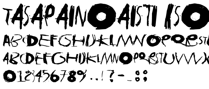 tasapainoaisti_iso font