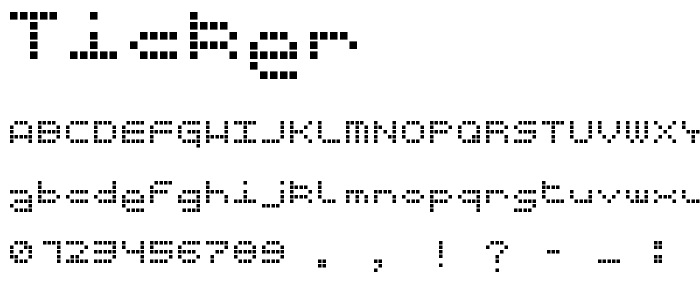 ticker font