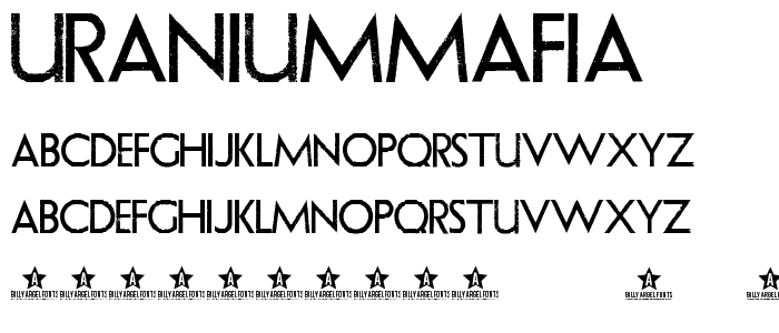 URANIUMMAFIA font