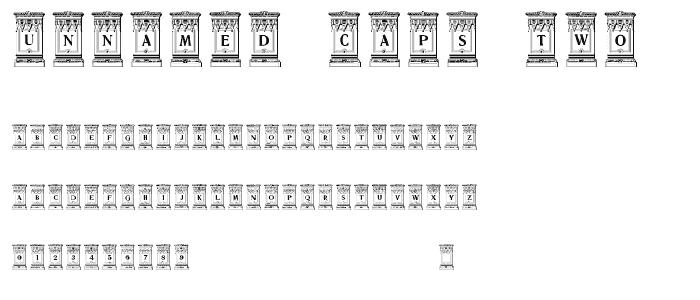 Unnamed Caps Two font