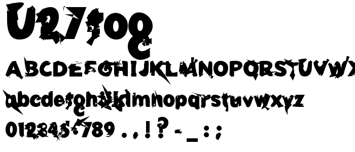 u27fog font