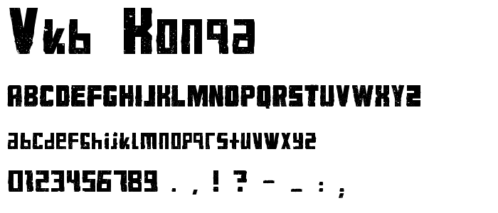 VKB KonQa font