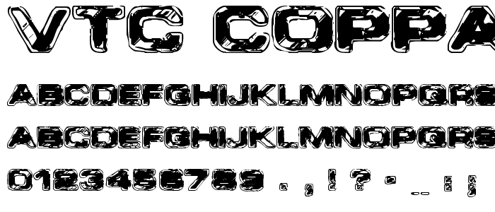 VTC CoppaKroma font