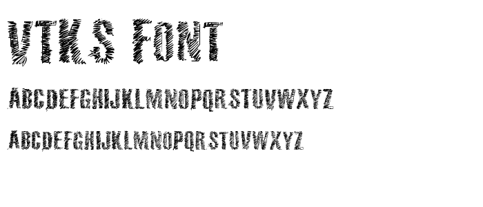 VTKS 36 font