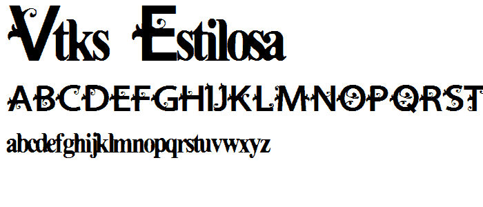 VTKS Estilosa font