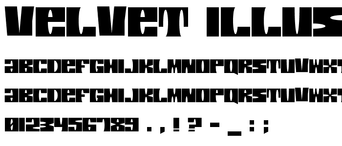 Velvet Illusions font