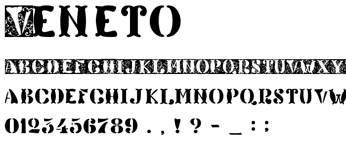 Veneto font