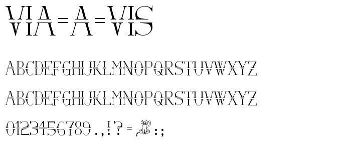 Via-A-Vis font