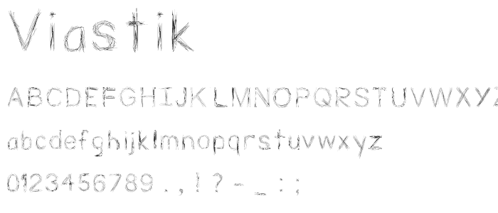 ViaStik font