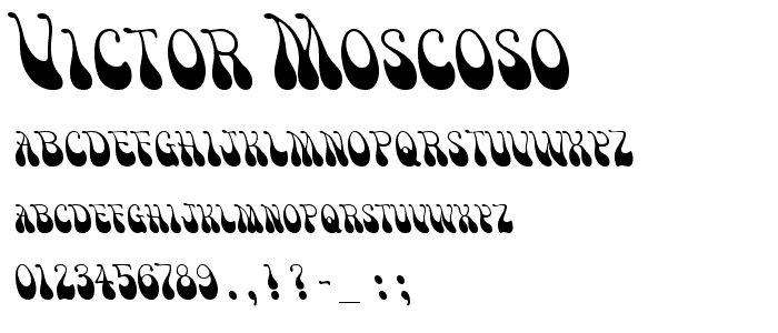 Victor Moscoso font