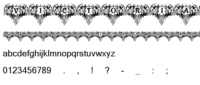 Victorian Angels font