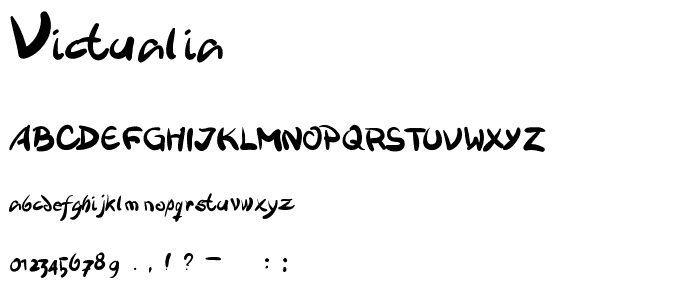 Victualia font