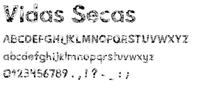 Vidas Secas font