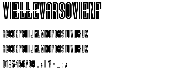 VielleVarsovieNF font