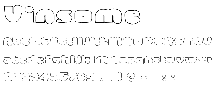 Vinsome font