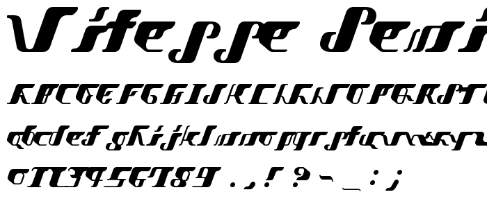 Vitesse SemiBold font