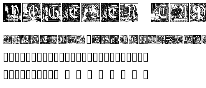 Vogeler Caps font
