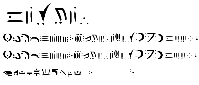 Vorlon font