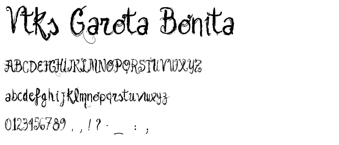 Vtks Garota Bonita font