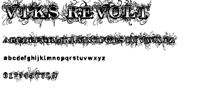 Vtks Revolt font