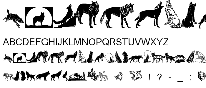 WWWolfSpirit font