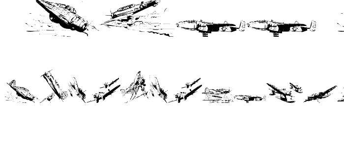 WarIIWarplanes font