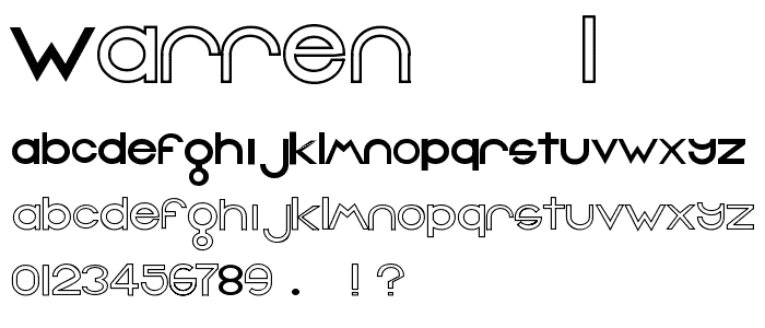 Warren     1 font