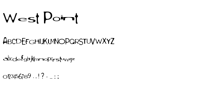 West point font