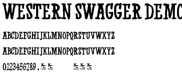 Western Swagger DEMO font