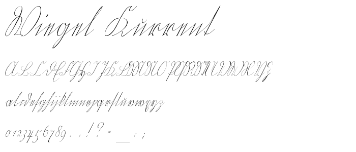 Wiegel Kurrent font