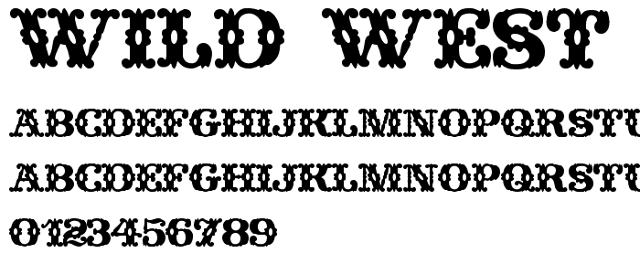 Wild West Wind font