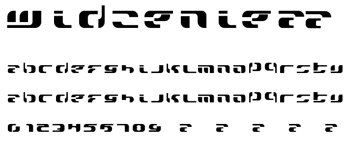 widzeniea bold font