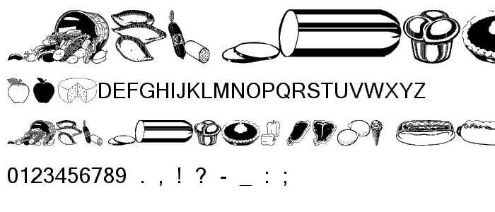 wmfood2 font