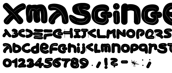 XmasGinger2005 font