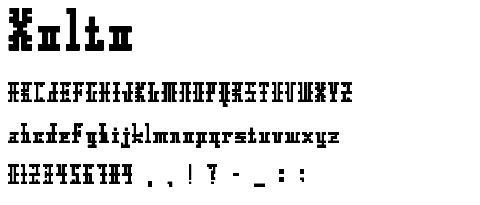 Xolto font