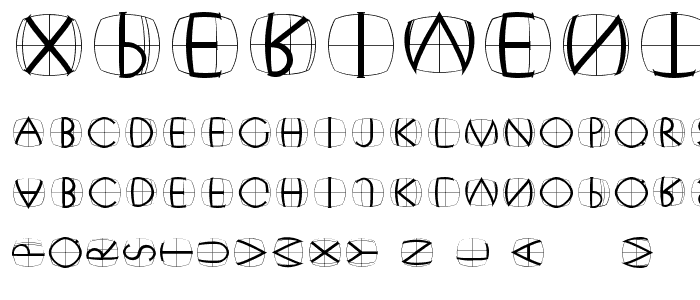 XperimentypoFSWhite font