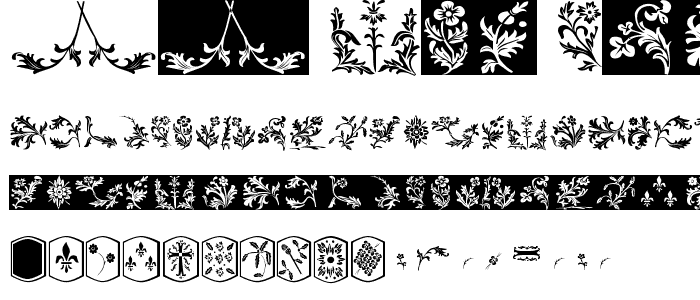 YY Old English Dingbats  font