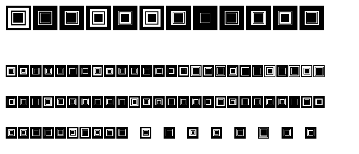 Yonkakubotan font