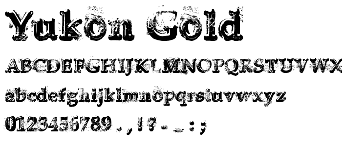 Yukon Gold font