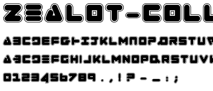 Zealot College font